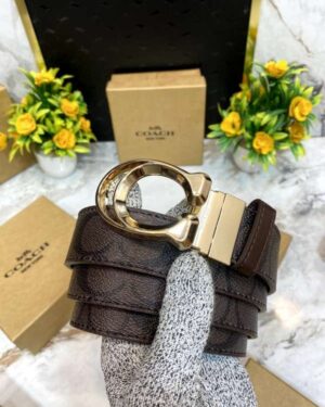 Coach Dark Brown Belt